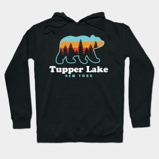 Tupper Lake NY Adirondacks New York Bear Hoodie